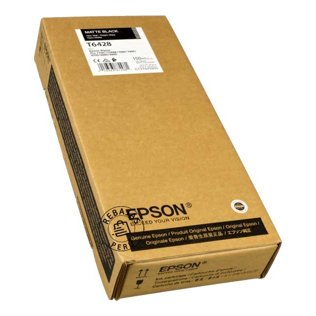 Tinta Epson T642800 Matte Black de 150 ml para Impresoras SP 7700 / 9700 Original