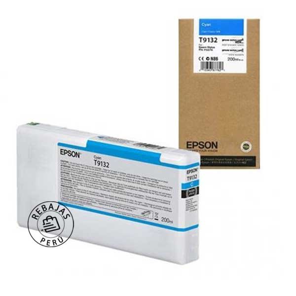 Tinta Epson T913200 UltraChrome HD Cyan | Alta calidad y durabilidad