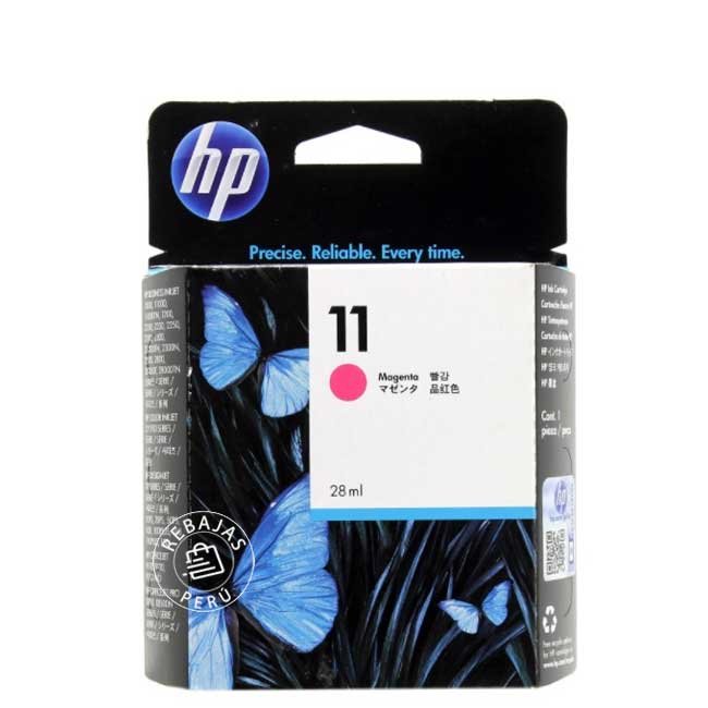 Tinta HP 11 Magenta Original C4837A 2350 Páginas | Alto Rendimiento