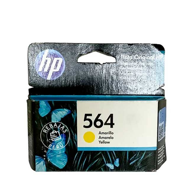 Tinta HP 564 Yellow Original CB320WL | 300 Páginas de Calidad