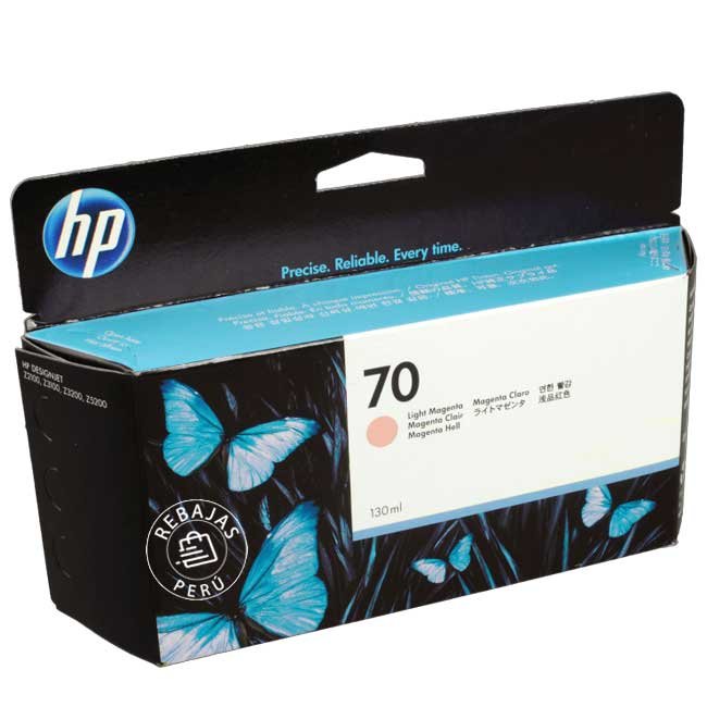 Tinta HP 70 Light Magenta C9455A de 130ml - Calidad y rendimiento garantizados