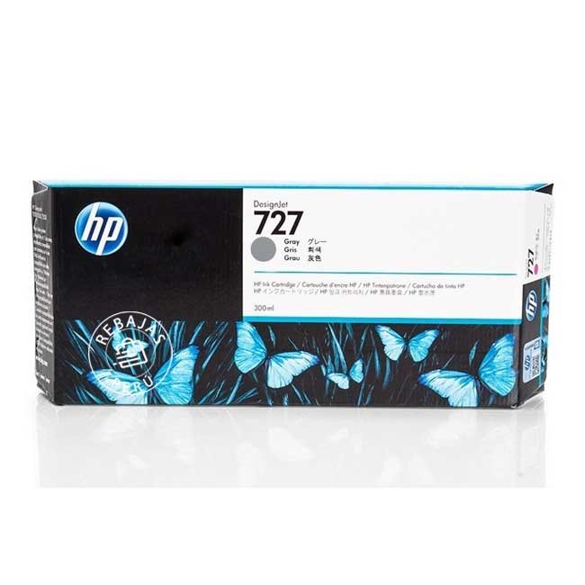 Tinta HP F9J80A 727 300ml Gray para impresoras HP con alta calidad