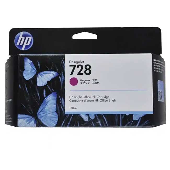 Tinta HP F9J66A 728 Magenta 130ml Original Alta Precisión