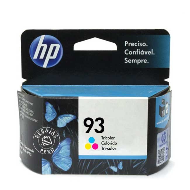 Tinta HP 93 Tricolor Original C9361WL – Cartucho de Alta Calidad