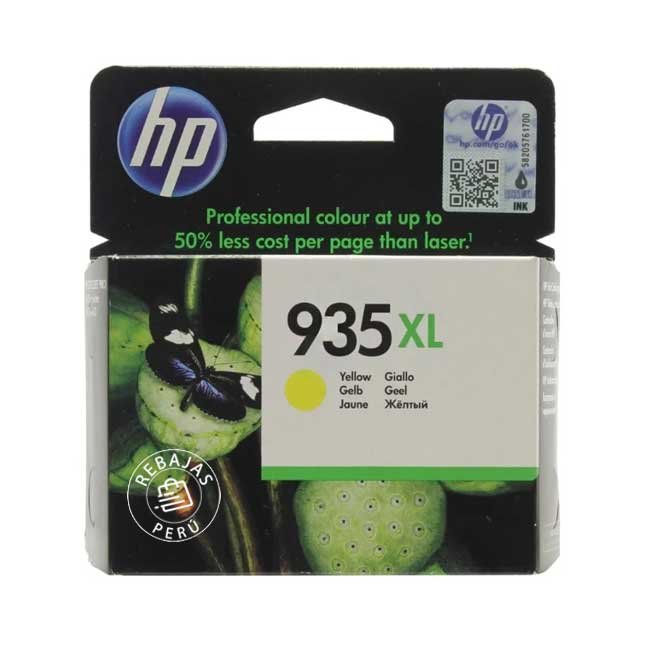 Tinta HP 935XL Yellow Original C2P26AL para OfficeJet 6830/6230