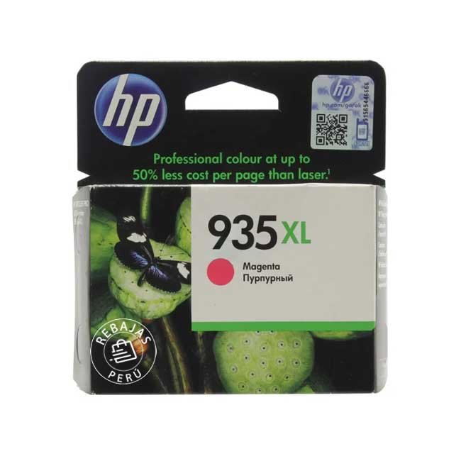 Tinta HP 935XL Magenta Original C2P25AL para OfficeJet 6830/6230