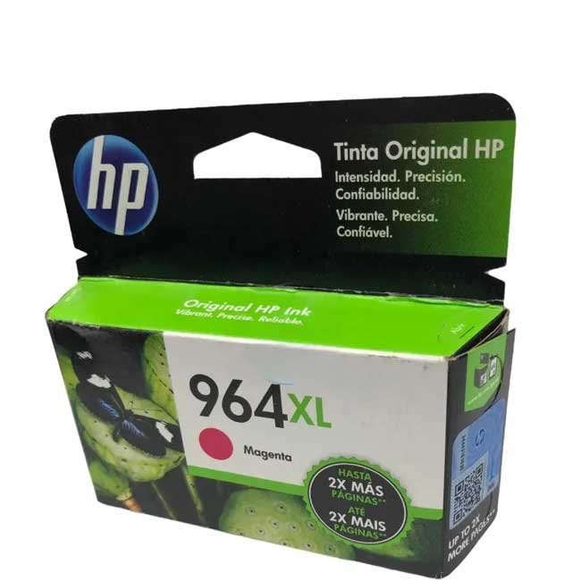 Tinta HP 3JA55AL (964XL) magenta para impresora 1,600 páginas calidad original