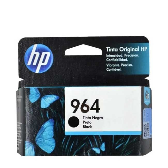 Cartucho de Tinta HP 964 Negra Original 3JA53AL | 1,000 Páginas | OfficeJet Pro 9010 | Alta Calidad y Rendimiento