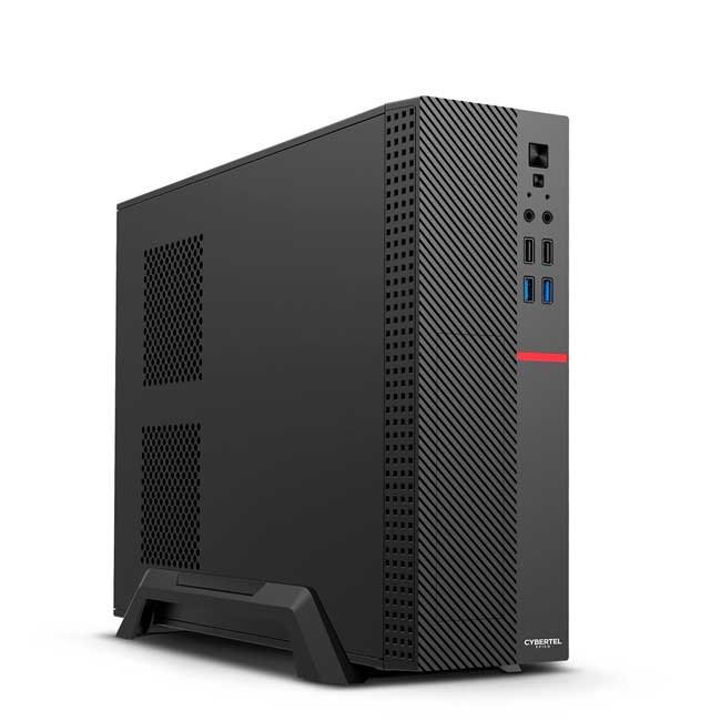 Case Slim Cybertel Epico CBX C1000 MicroATX 350W Vidrio Templado USB 3.0 Negro
