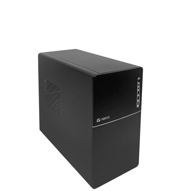 Case TEROS TE-1037S ATX con Fuente 250W, USB 3.0, Negro, Compatible ATX/Micro-ATX/Mini-ITX
