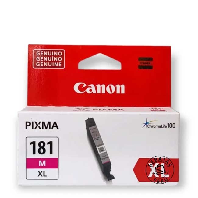 Tinta Canon CLI-181XL Magenta Original XL para Impresoras Canon