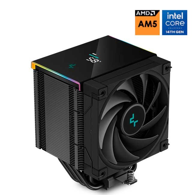 Cooler para Procesador DeepCool AK500S Digital con Pantalla y ARGB – Compatible Intel LGA1851/1700 y AMD AM5/AM4