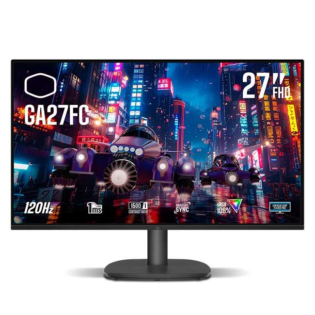 Monitor Cooler Master GA27-FC 27" IPS FHD 120Hz Monitor con Adaptive Sync