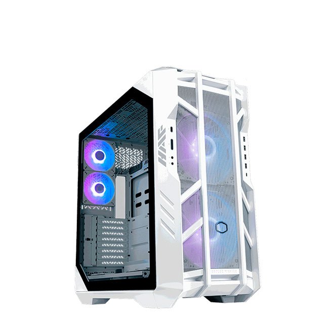 Case Gabinete Cooler Master HAF 500 Mid Tower ATX con Ventiladores ARGB, Vidrio Templado