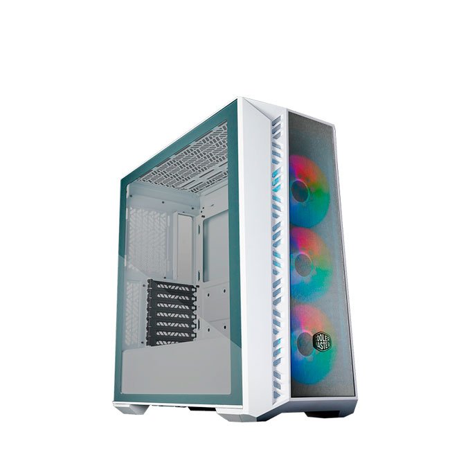 Case Gabinete Cooler Master MasterBox 520 Mesh ARGB ATX – Vidrio Templado, 3 Ventiladores ARGB, Alto Flujo de Aire