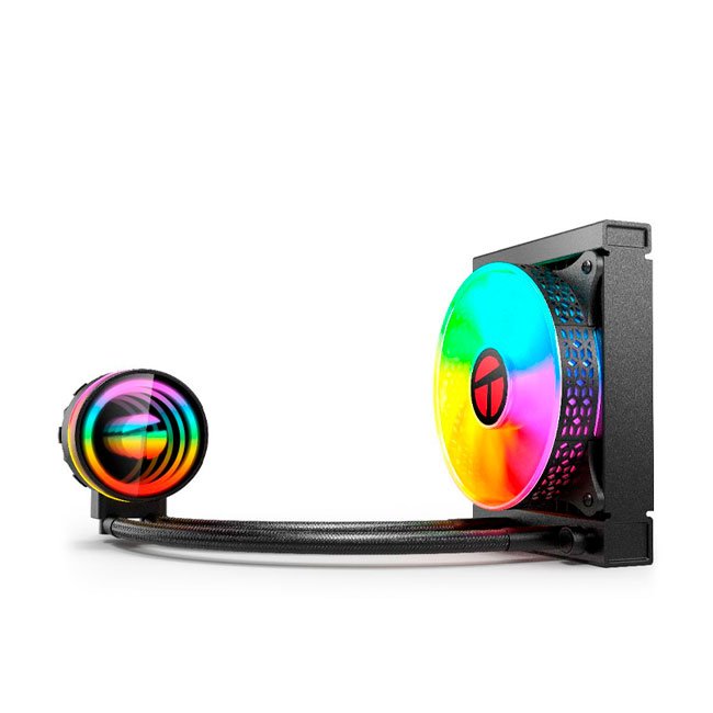 Cooler para procesador TEROS TE-8163N, Intel y AMD, TDP 155W Máx, 12 cm, líquida