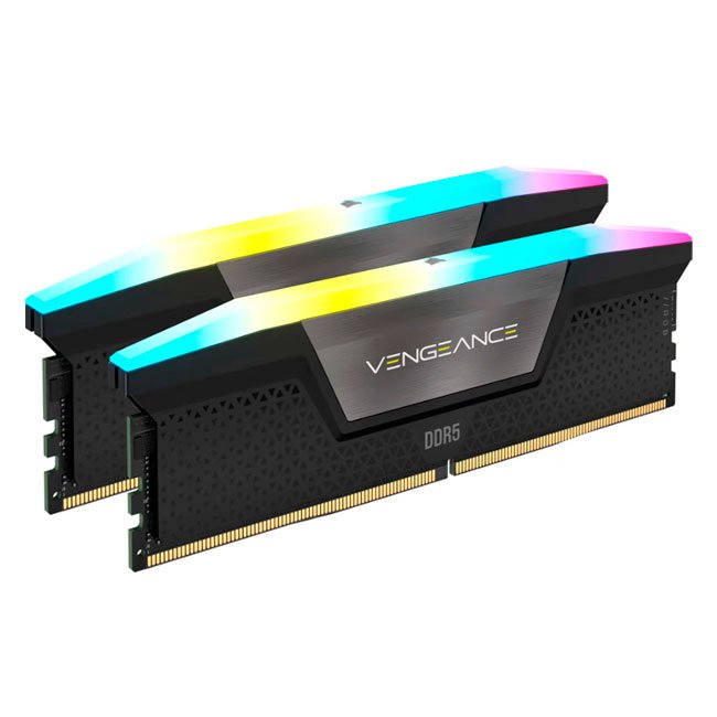 Memoria RAM Corsair Vengeance RGB DDR5 32GB (2x16GB) 5200MHz CL40 