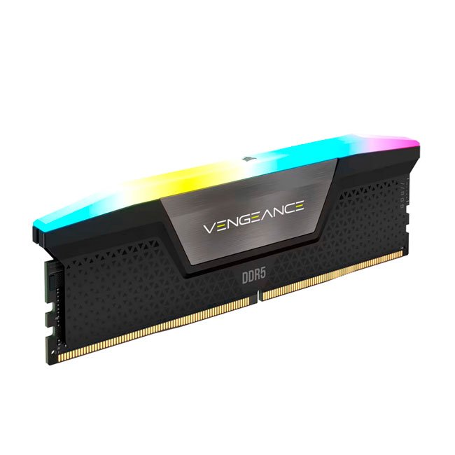 Memoria CORSAIR VENGEANCE RGB DDR5, 16GB DDR5-5200MHz, PC5-41600, CL40, 1.25V