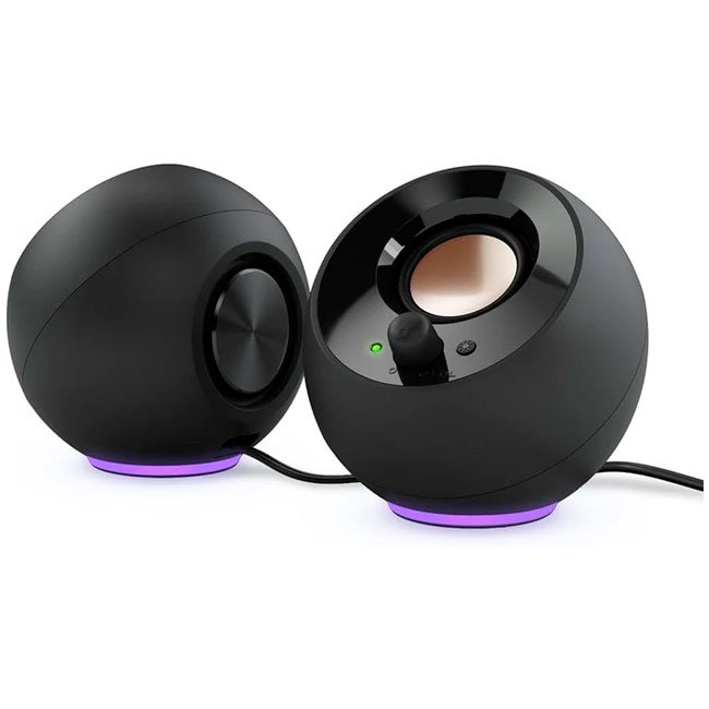 Parlantes Creative Pebble SE RGB 2.0 Sonido Estéreo 8.8W con Iluminación RGB para PC y Laptop