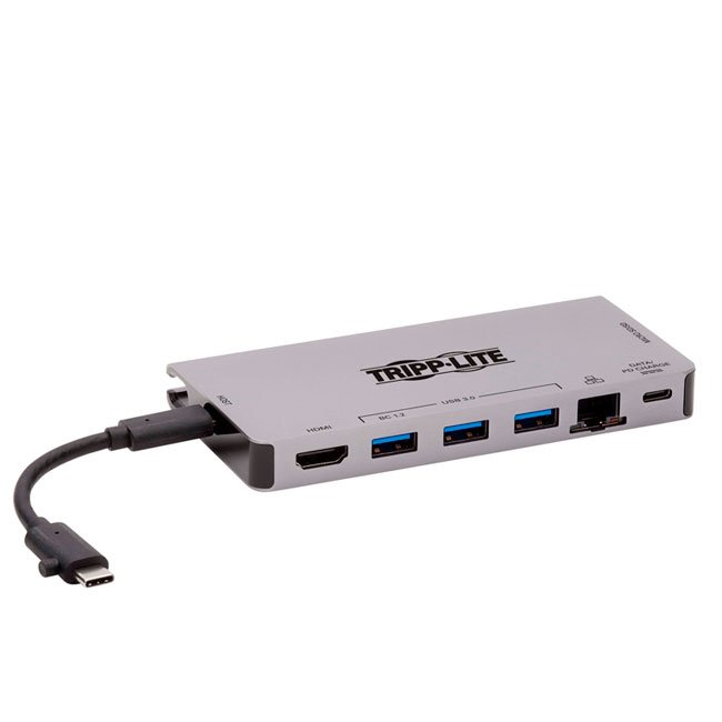 Docking Station USB-C Tripp-Lite U442-DOCK5D-GY HDMI, USB-A, RJ-45, Power Delivery 60W