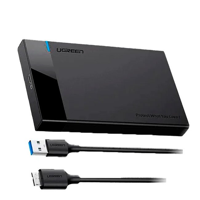 adaptador Enclosure para Disco Duro 2.5" USB 3.0 US221 (30848) Caja Externa