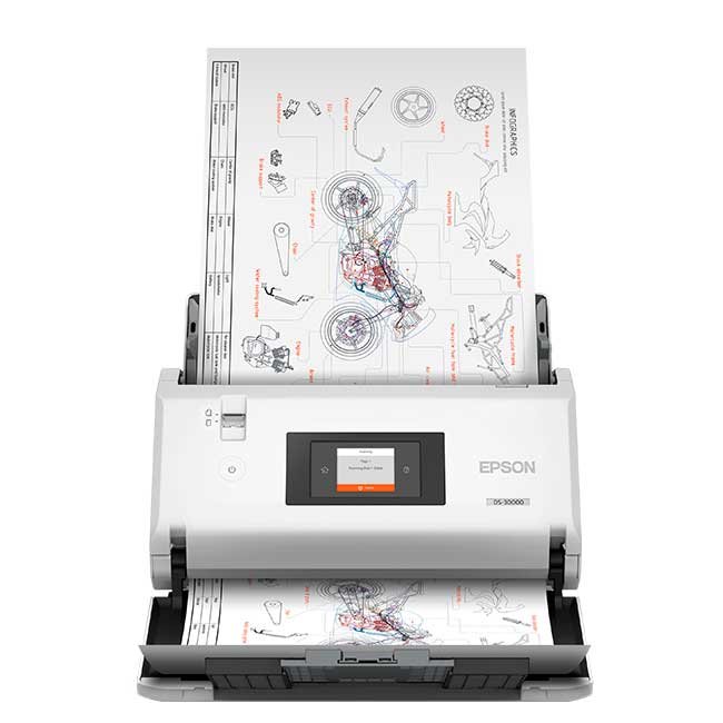 Escáner Epson WorkForce DS-30000 A3 Dúplex 70 ppm con ADF 120 hojas y USB 3.0