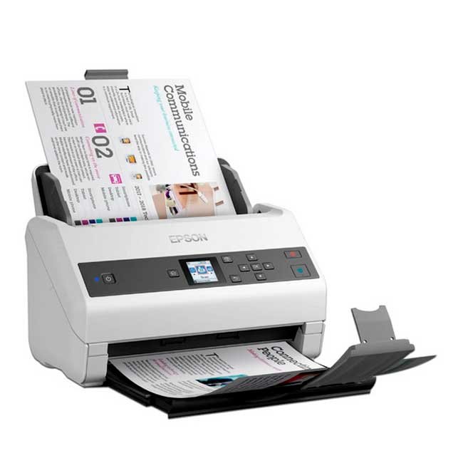 Epson WorkForce DS-870 Escáner Dúplex de Alta Velocidad con ADF de 100 Hojas y 130 ipm