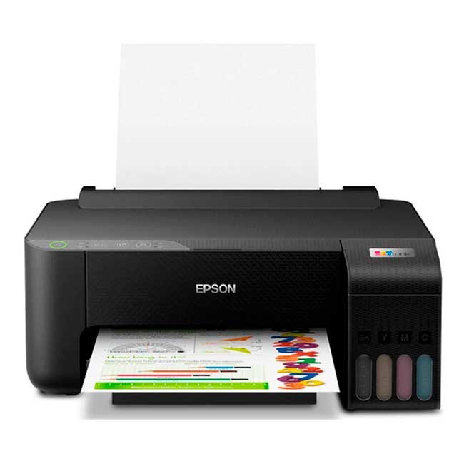 Impresora Epson EcoTank L1250 Inalámbrica Wi-Fi | Sin Cartuchos, Alta Resolución y Bajo Costo de Impresión