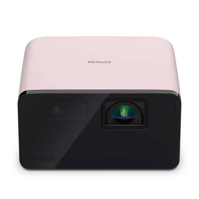 Proyector Epson EpiqVision EF21 Láser Portátil Full HD 1080p, 1000 lúmenes, Wi-Fi, Bluetooth y Audio Estéreo 5W x 2 – Rosa Cuarzo Google TV 