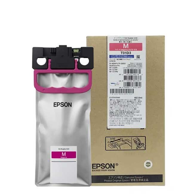 Bolsa de Tinta T01D300 Magenta para impresoras Epson | Alta calidad