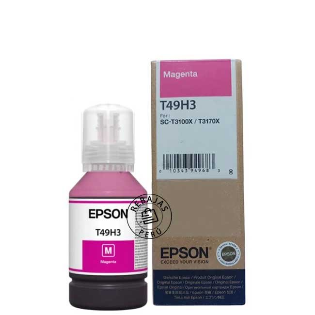 Botella Tinta Epson T49H300 Magenta 140ml Alta Calidad y Rendimiento