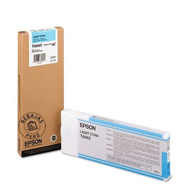 Tinta Epson T606500 Light Cyan para SP4800 | Calidad y Durabilidad Garantizada