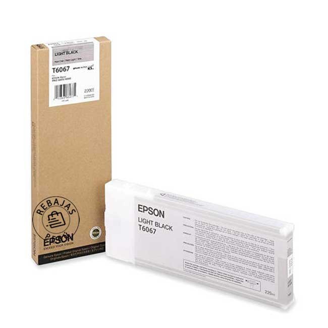 Tinta Epson T606700 Light Black para SP4800 | Calidad y Durabilidad Garantizada