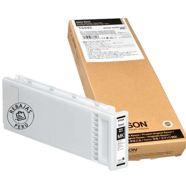 Tinta Epson T694500 Matte Black 700 ml original para T-Series