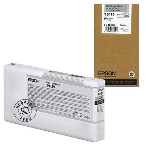 Tinta Epson T913900 UltraChrome HD Light Light Black | Alta calidad y durabilidad