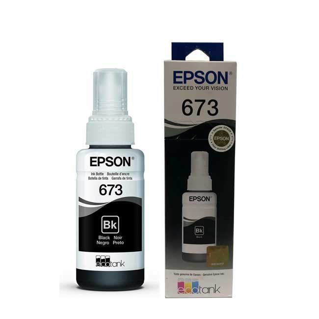 Tinta Epson T673120-AL Negro L800 original para impresoras L800