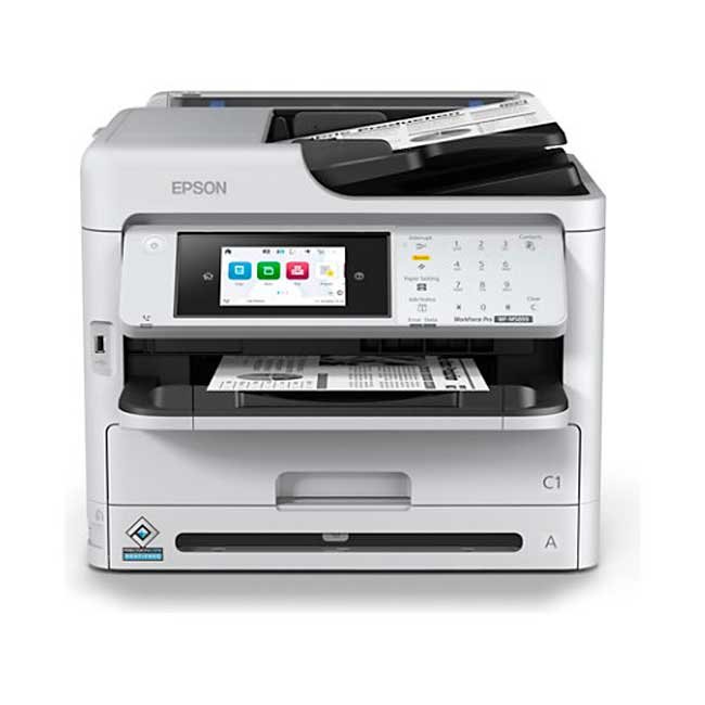 Impresora Multifuncional Epson WorkForce Pro WF-M5899 con Sistema de Tanques de Tinta, Monocromática, Wi-Fi, Ethernet, USB, Incluye Tinta Negra Hi.