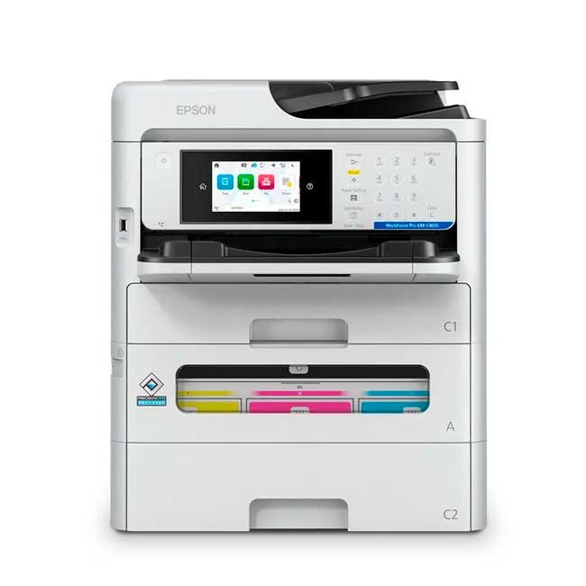 Impresora Multifuncional Epson WorkForce Pro EM-C8100 | A3, Wi-Fi, Fax, 25 ppm, Tinta DURABrite