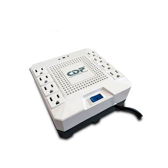 Estabilizador CDP R-AVR1808I 1800VA 1000W con 8 Salidas NEMA – Protección AVR y Sobretensión