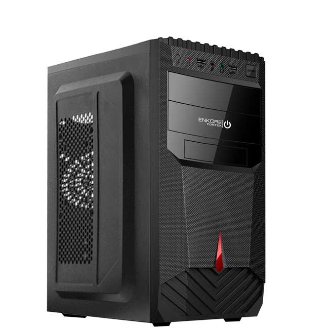 Case Enkore Fortex ENK C2002 ATX con Fuente 230W, Ventilador 8 cm, USB 3.0, Negro