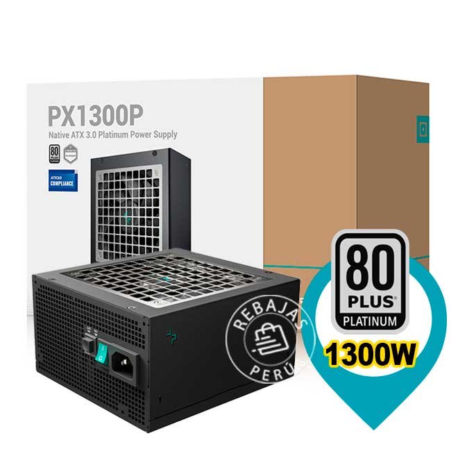 Fuente de Poder DeepCool PX1300P 1300W Full Modular 80 Plus Platinum ATX 3.0