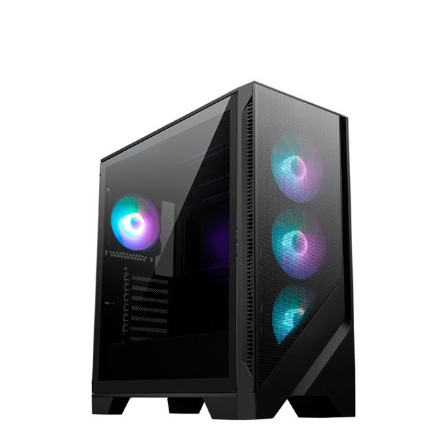 Case Gabinete MSI MAG FORGE 321A AIRFLOW Mid Tower ATX con Vidrio Templado y Ventiladores ARGB