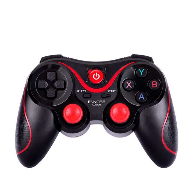 Gamepad Bluetooth ENKORE Ludico ENK G500 Inalámbrico Recargable con Soporte para Smartphone