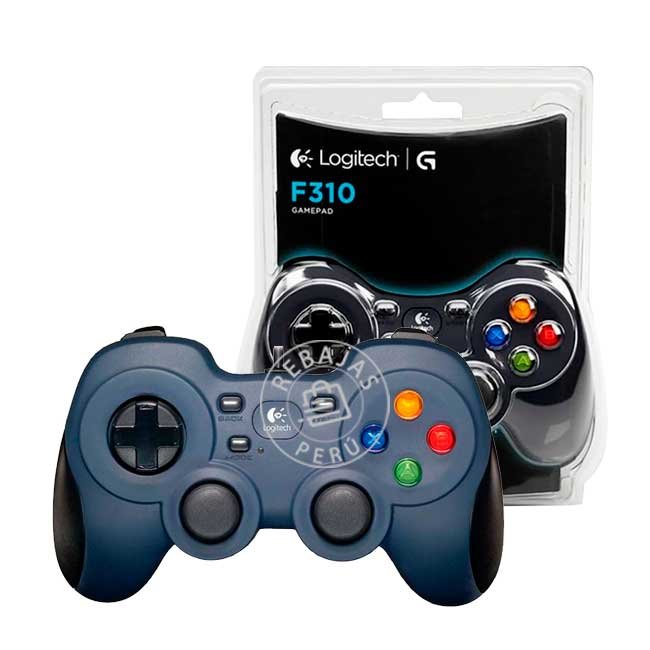 Gamepad Logitech F310 USB con Cable | Control para PC y Android TV