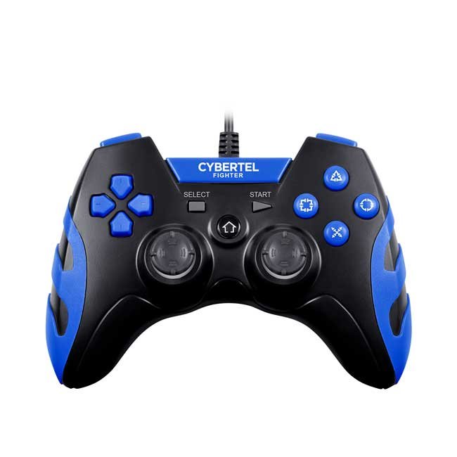 Gamepad USB Cybertel Fighter CYB G103 con Vibración y Joysticks Analógicos para PC y Consolas