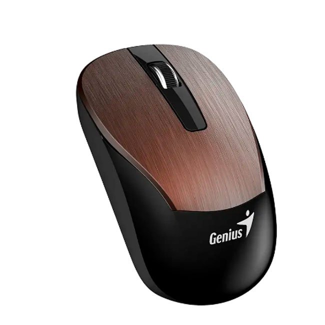 Mouse Inalámbrico Recargable Genius ECO-8015 con Sensor BlueEye y USB – Ecológico y Elegante