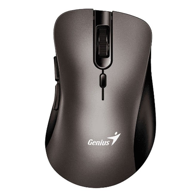 Mouse Inalámbrico Genius Ergo 8100S – 6 Botones, Sensor Óptico, Batería AA y Diseño Ergonómico