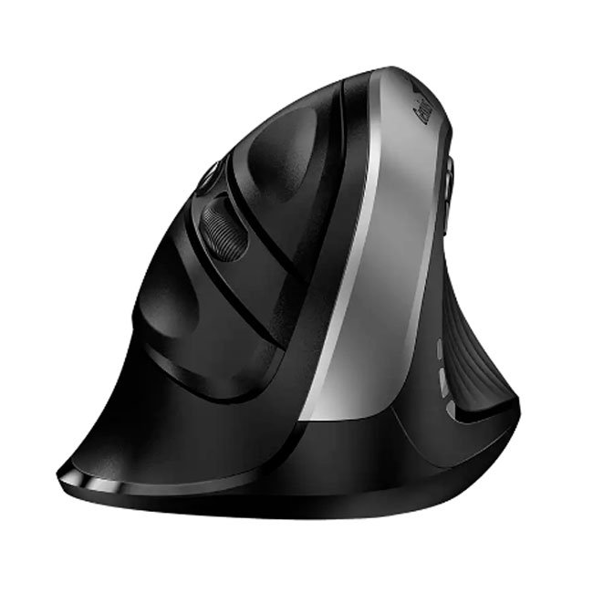 Mouse Inalámbrico Ergonómico Genius Ergo 8250S con 6 Botones, DPI Ajustable y Clic Silencioso – USB 2.4GHz