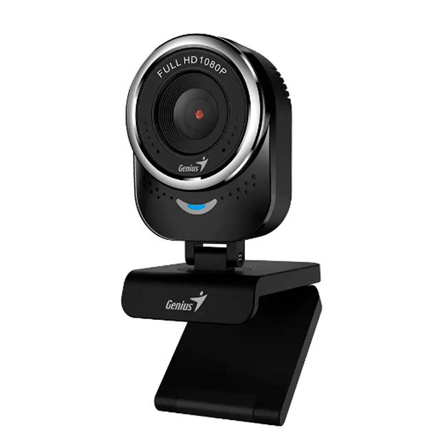 Webcam Genius QCam 6000 | Full HD 1080p, Autoenfoque y Micrófono Dual