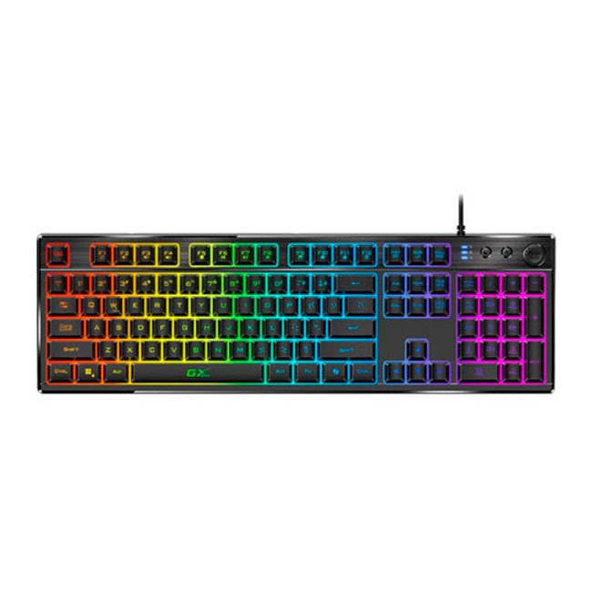 Teclado Gamer Genius Scorpion K7 con Retroiluminación RGB, 19 Teclas Anti-Ghosting y Macros Programables